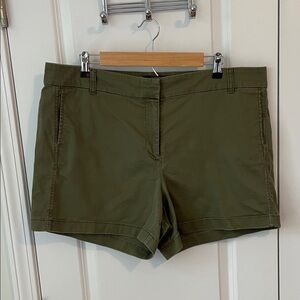 J. Crew Olive Cargo Shorts for Women